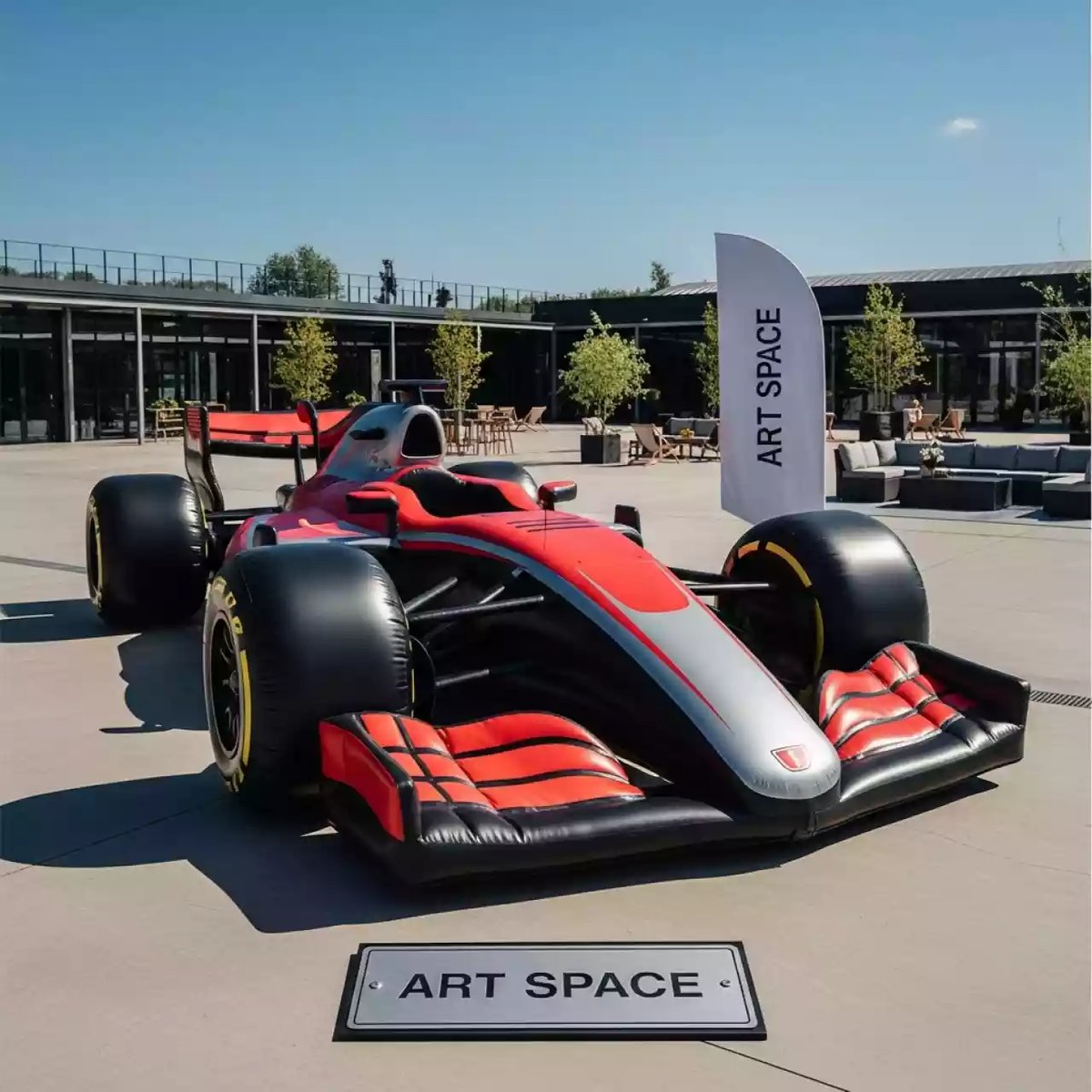 Аренда Батут гоночная машина в Delta Sirius — ART SPACE