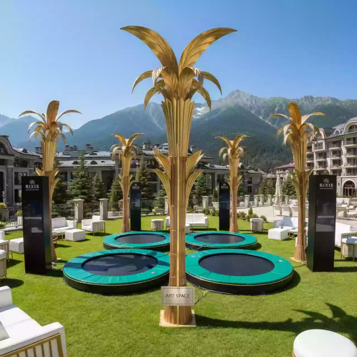 Аренда Батут Кенгуру пальма в Rixos Krasnaya Polyana — ART SPACE