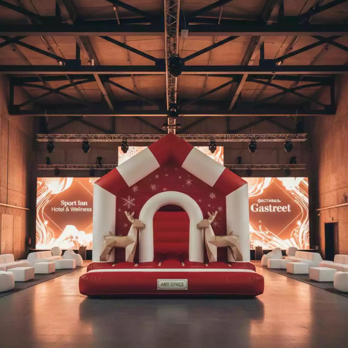 Аренда Батут новогодний домик Санты в Sport Inn Hotel & Wellness — ART SPACE
