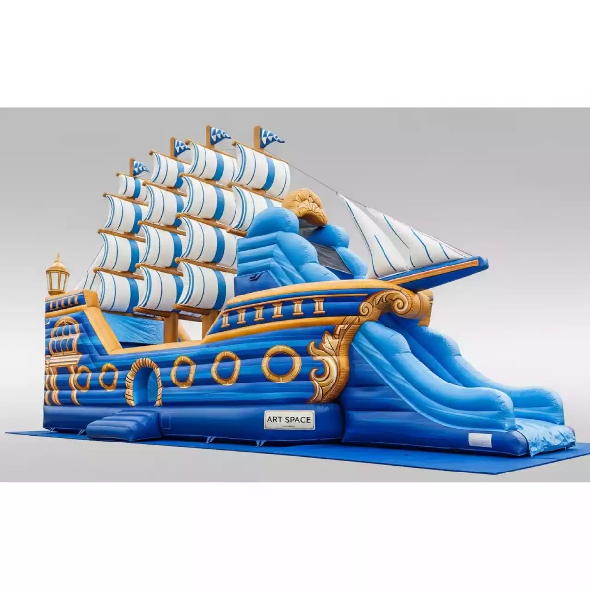 Аренда Батут с горкой Корабль на парусной регате (Сочи) — ART SPACE