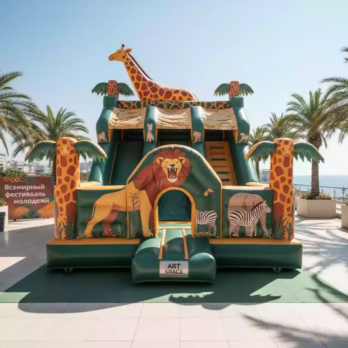 Аренда Батут сафари в Cosmos Sochi Hotel — ART SPACE