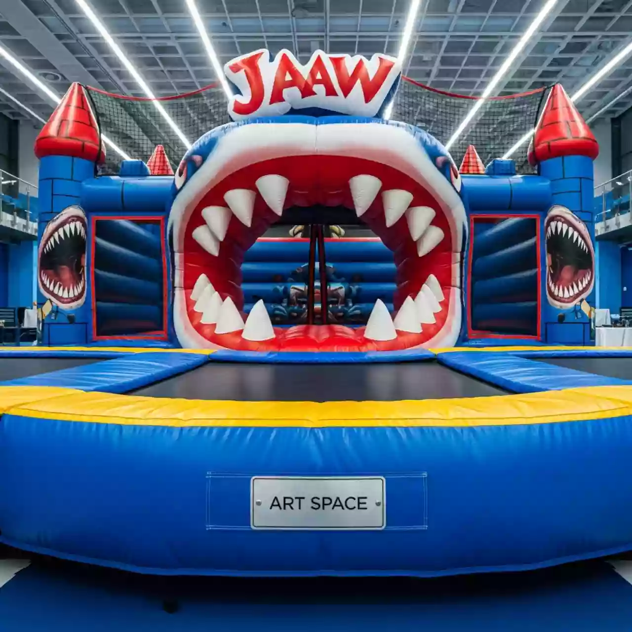Аренда Батут замок челюсти в Ледовом дворце «Айсберг» — ART SPACE