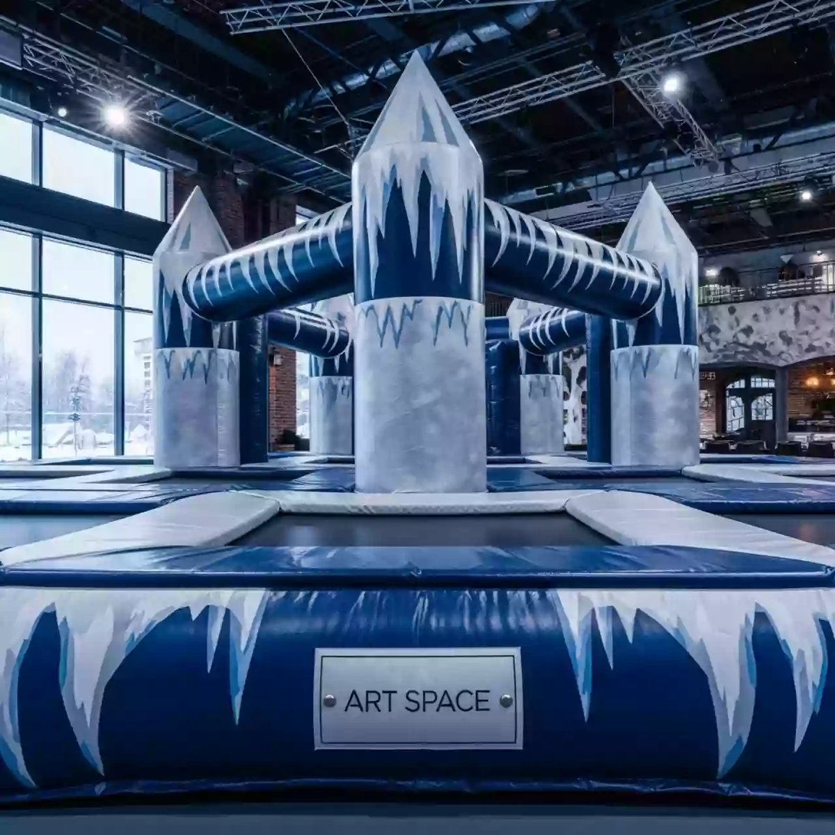 Аренда Батутный комплекс зимний мир в ресторане «La Terrazza» — ART SPACE