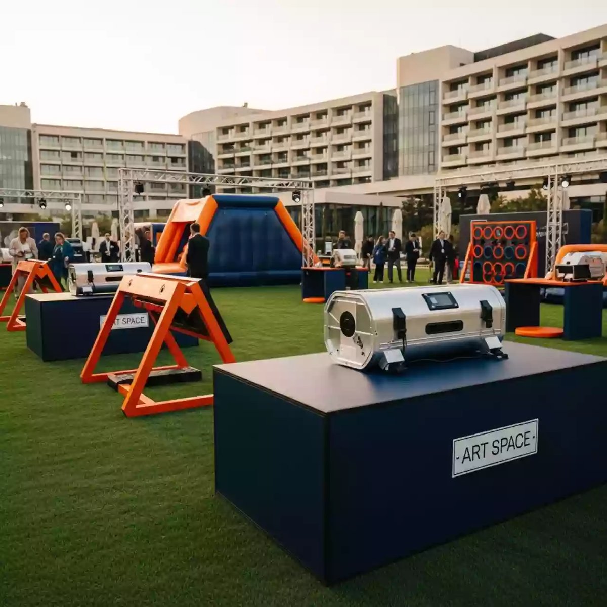 Аренда Батуты и аттракционы для корпоративов в Сочи Парк Отеле — ART SPACE