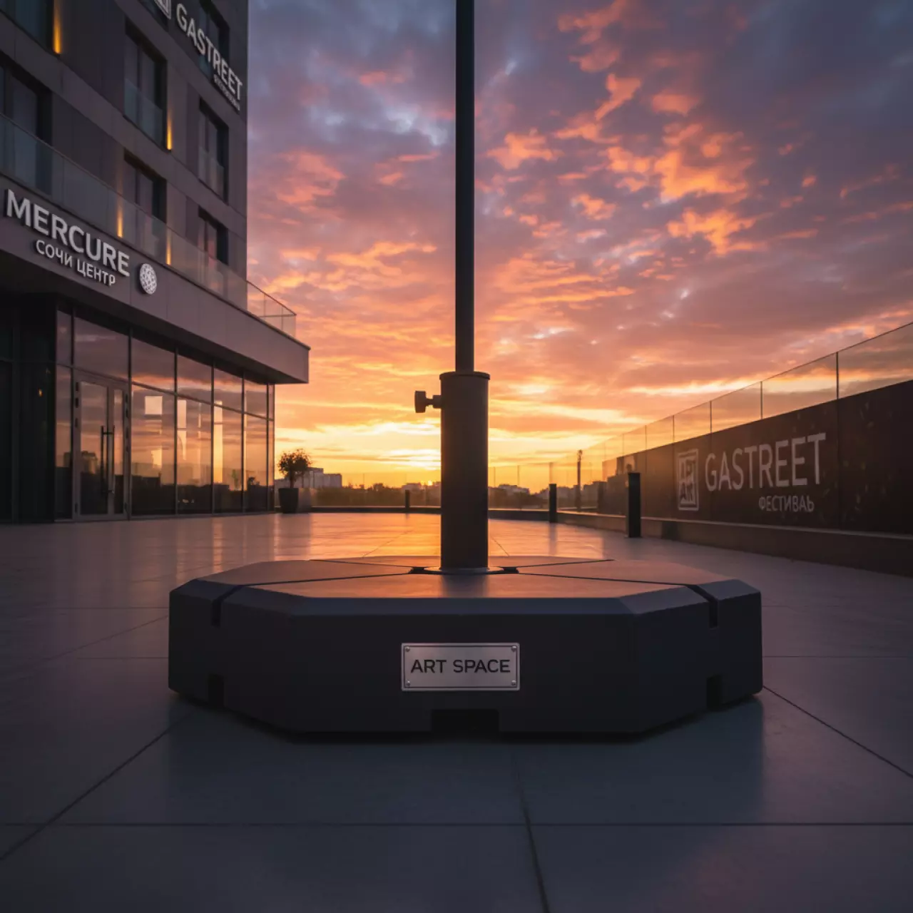 Аренда База с трубкой для зонта BAP838320MA 37 кг в Mercure Сочи Центр — ART SPACE