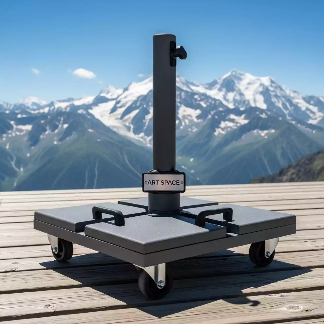 Аренда База утяжелительная для зонта Irondelle с колесами 37 кг на площадке Rosa Peak (2320м) — ART SPACE
