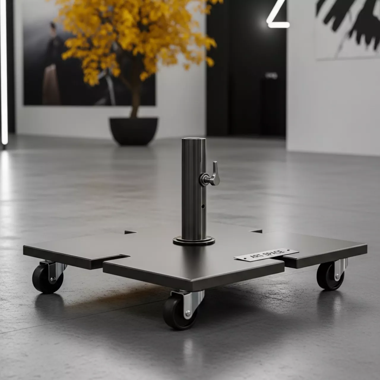 Аренда База утяжелительная для зонта с колесами BUD 8080DS 32 кг в Stella di Mosca — ART SPACE