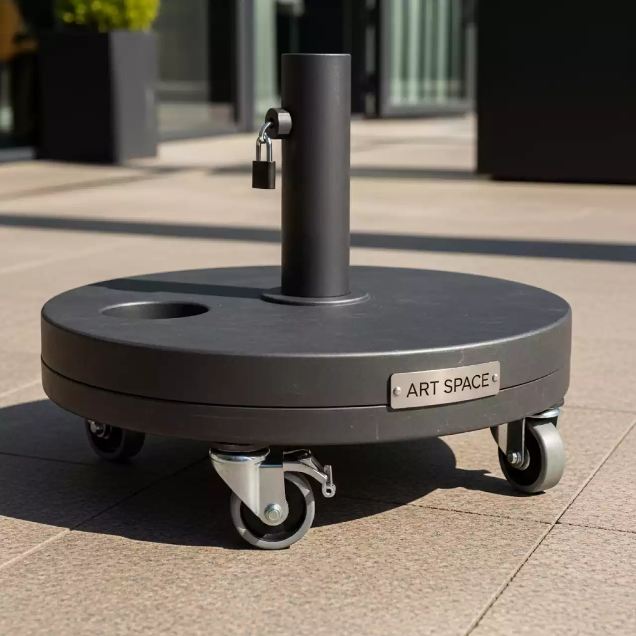 Аренда База утяжелительная для зонта с колесами Irondelle в ресторане «Магеллан» — ART SPACE