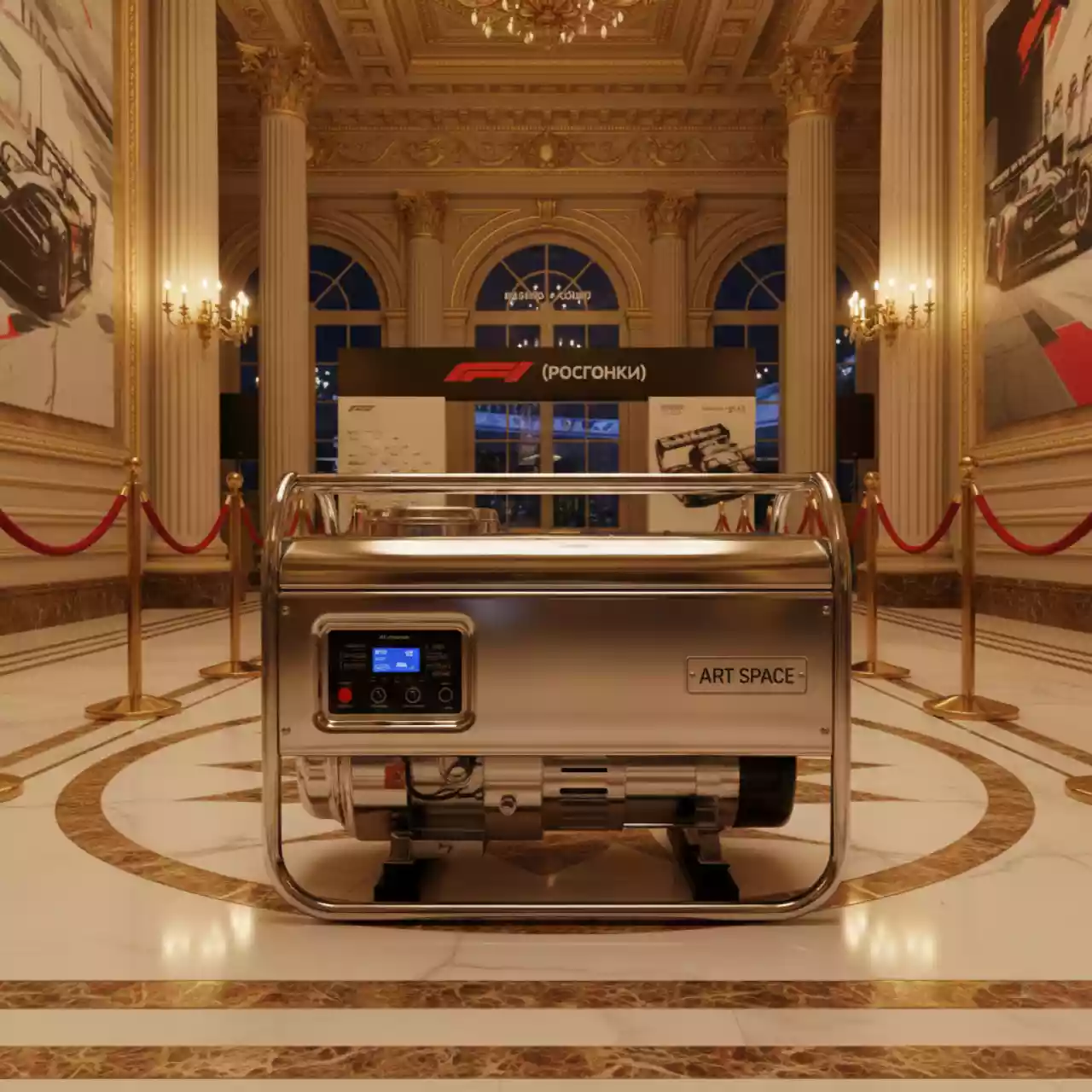 Аренда Бензогенератор Honda EX 5500 2 кВт в казино «Сочи» — ART SPACE