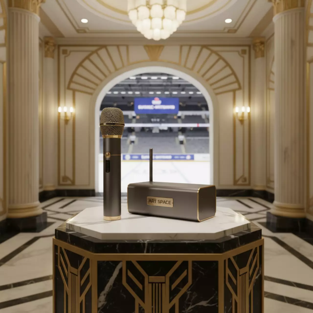 Аренда Беспроводной микрофон Shure SLX D Beta 58 в ледовой арене «Шайба» — ART SPACE