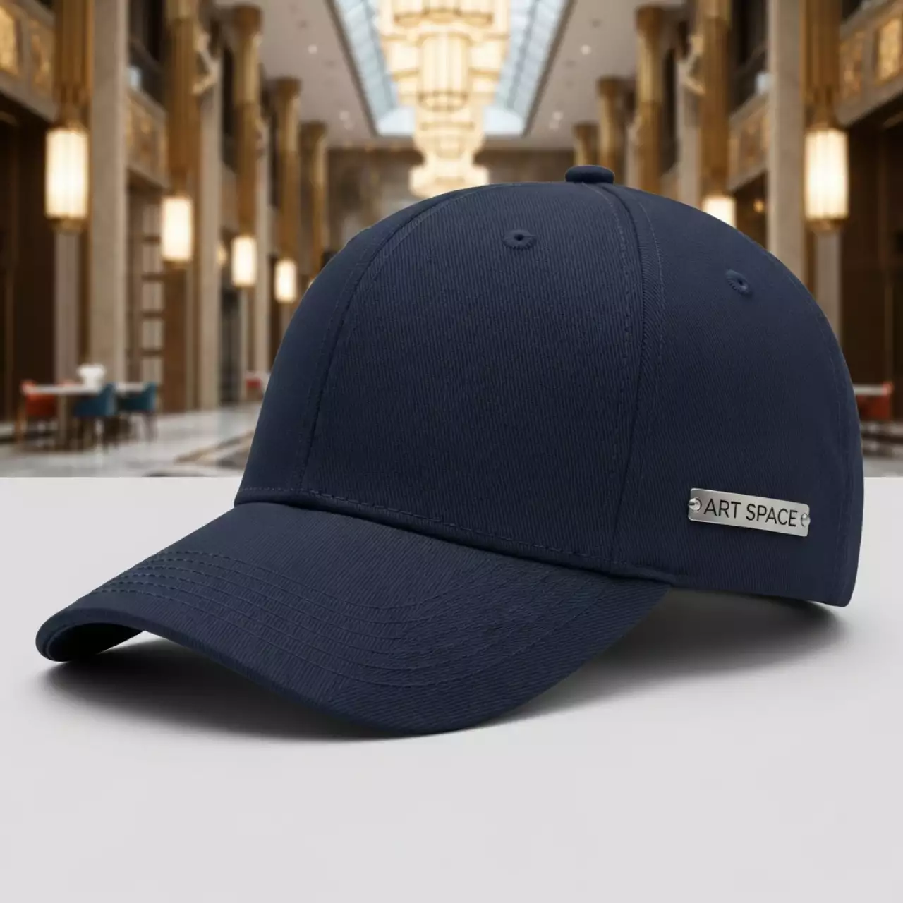 Аренда Бейсболка для сублимации синяя текстильная застежка в Swissôtel Resort Sochi Kamelia — ART SPACE