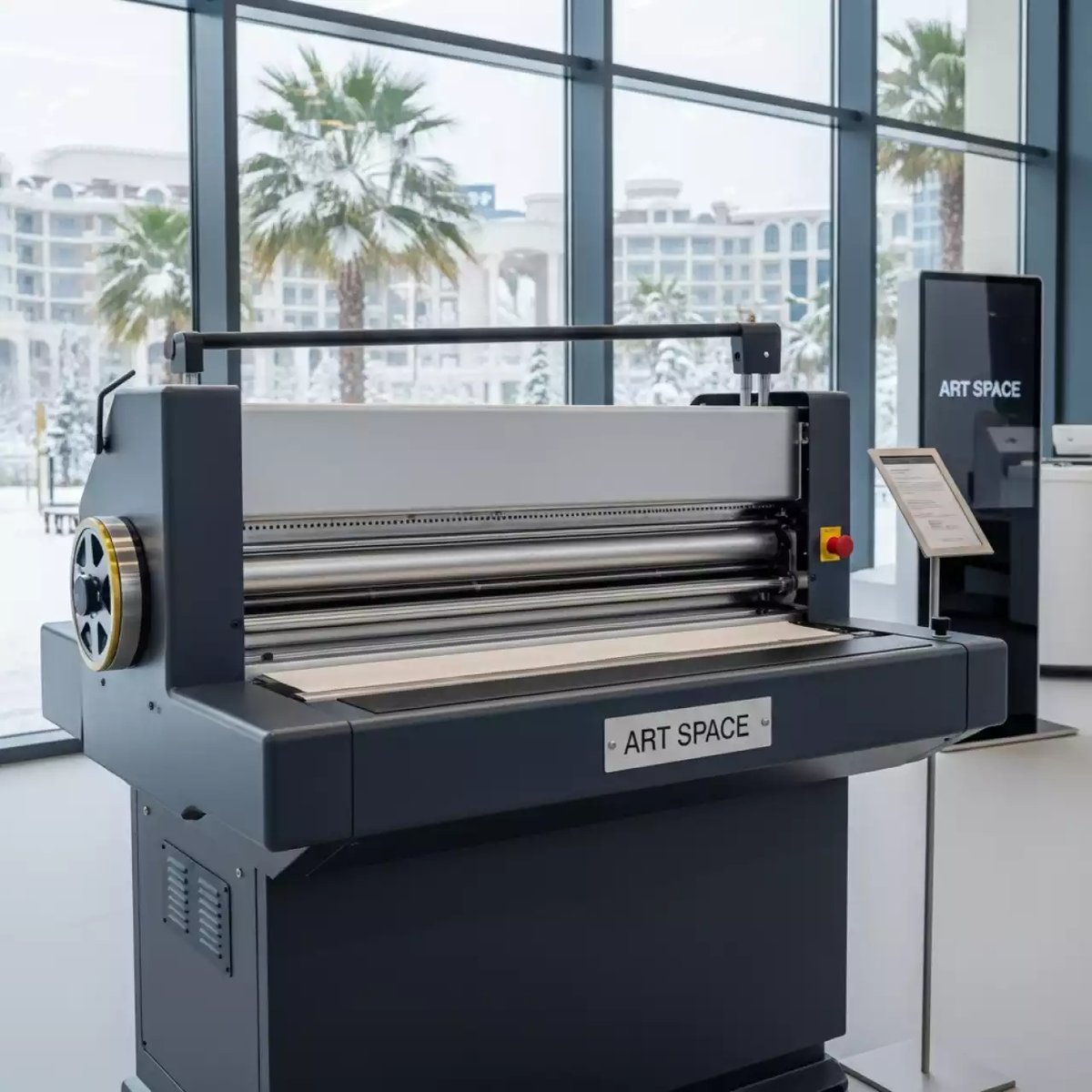 Аренда Биговальная машина автоматическая Duplo DC 446 в санатории «Сочи» — ART SPACE