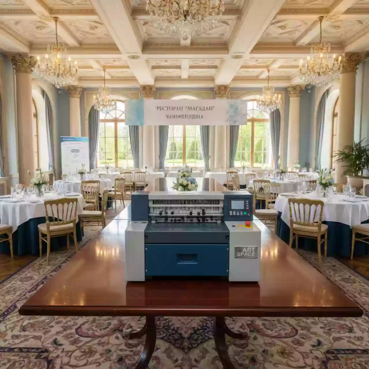 Аренда Биговщик Cyklos KSL 435 в ресторане «Магадан» — ART SPACE