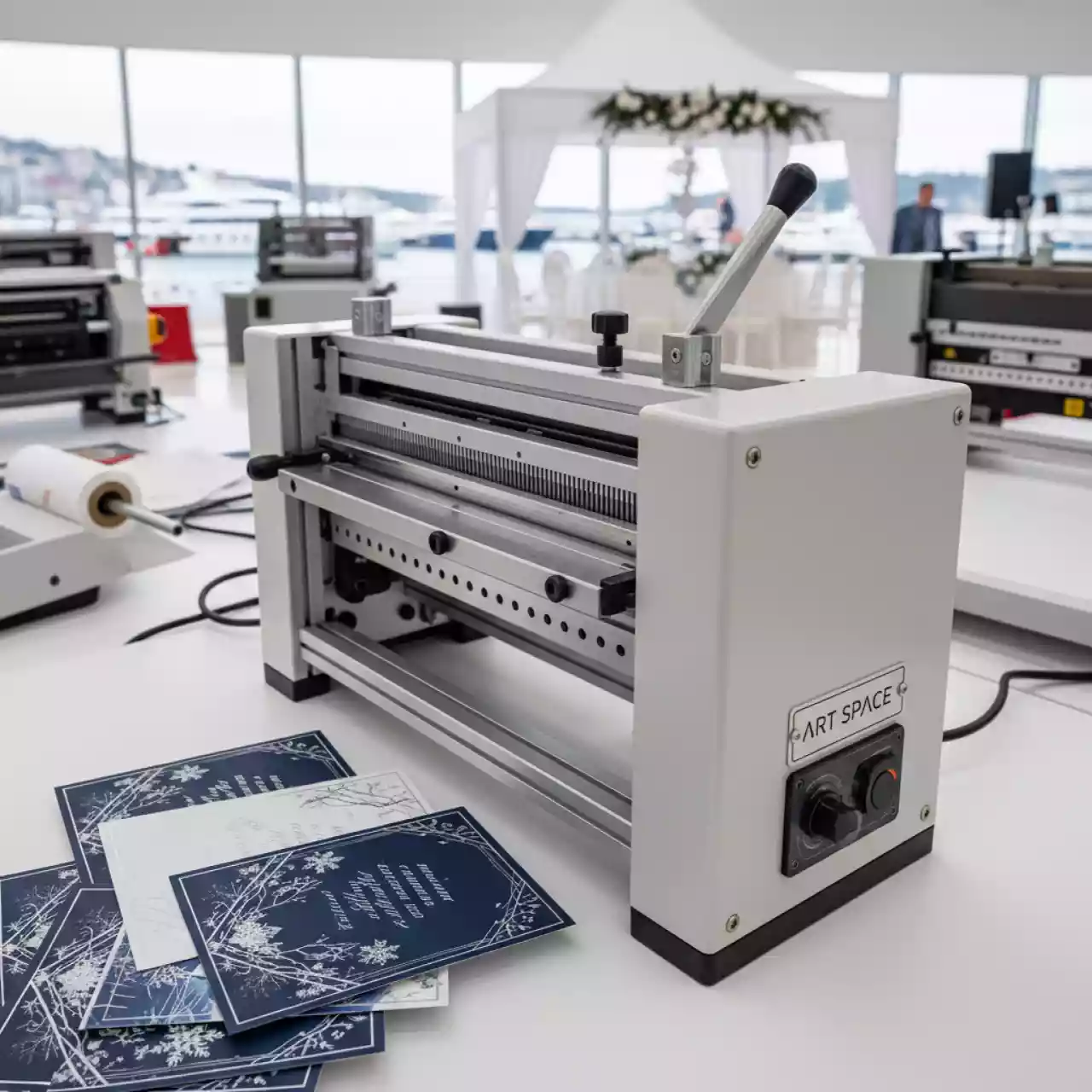 Аренда Биговщик перфоратор Paperfox R 761 на территории Морпорта Сочи — ART SPACE