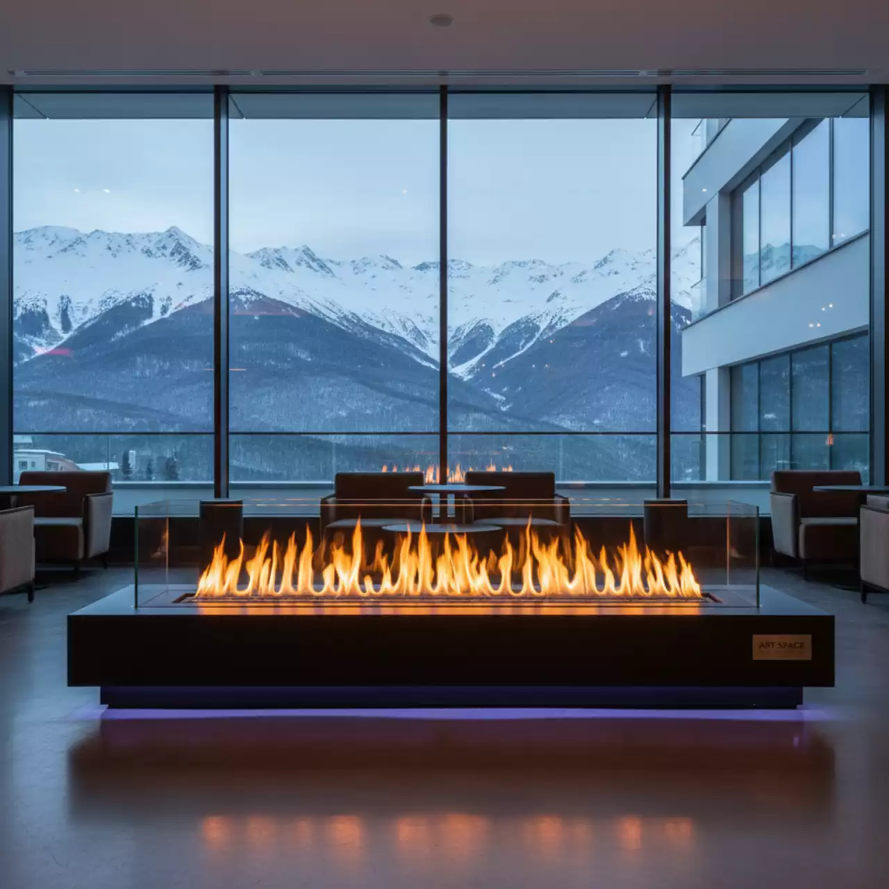 Аренда Биокамин ZeFire Quarter 900 в Rixos Krasnaya Polyana — ART SPACE