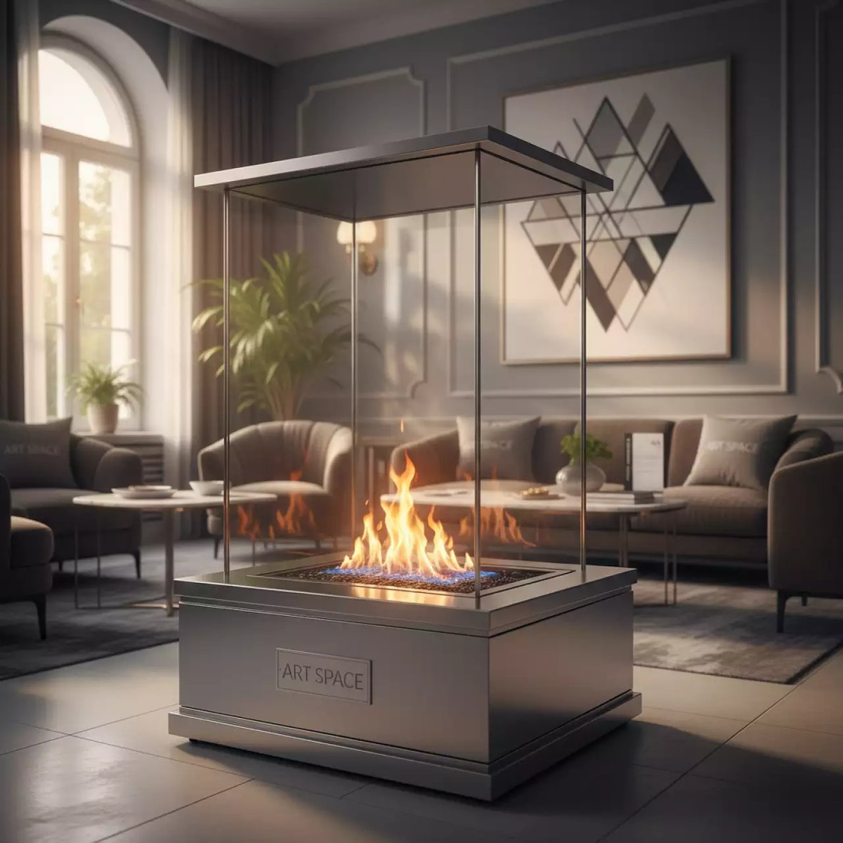 Аренда Биокамин ZeFire Senator в санатории «Октябрьский» — ART SPACE