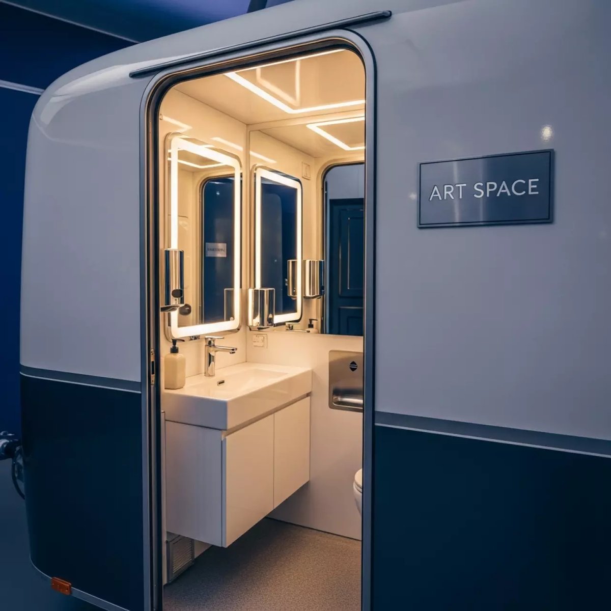 Аренда Биотуалетная кабина с умывальником в Mövenpick Hotel — ART SPACE