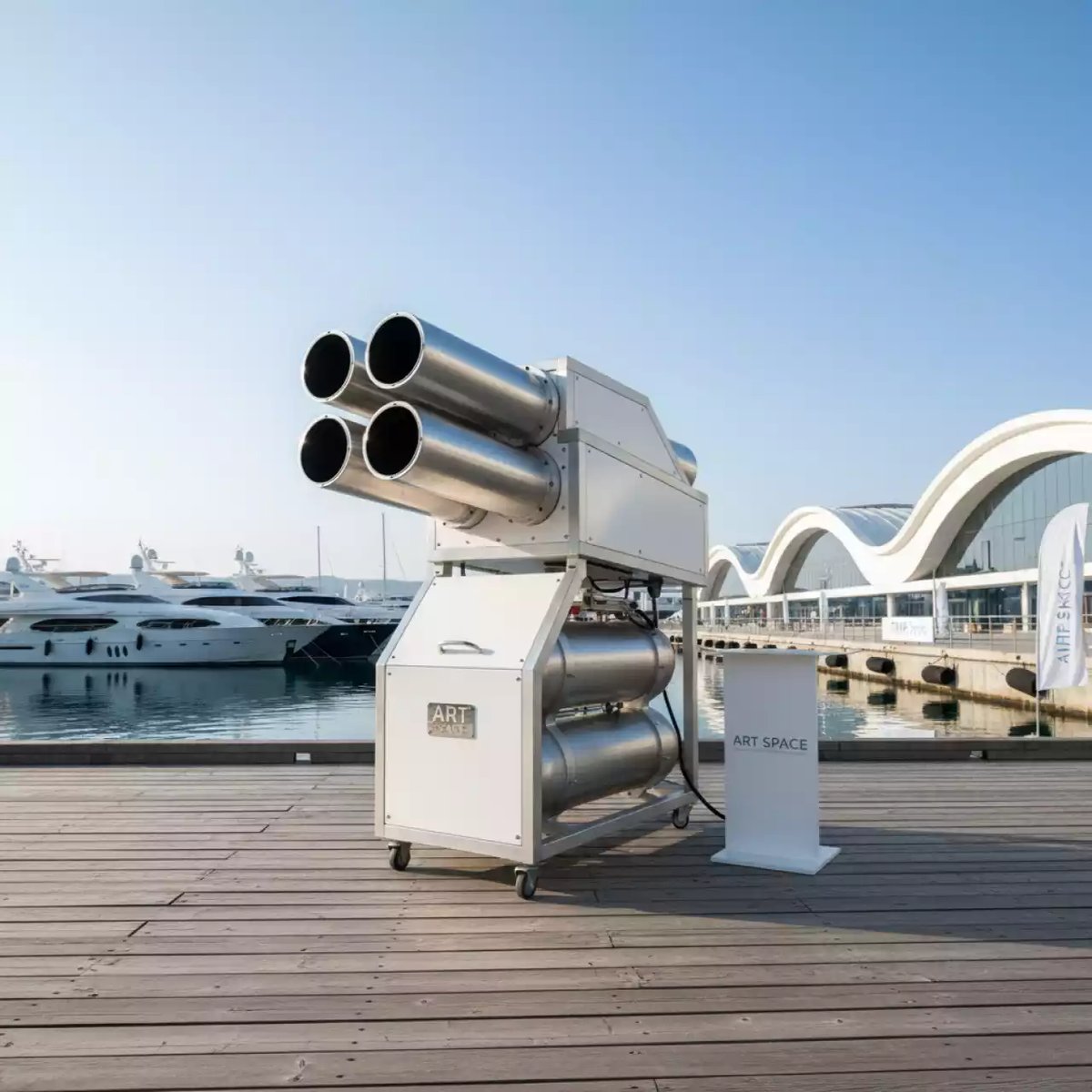 Аренда Бластер конфетти Magic FX Super Blaster XL на территории Морпорта Сочи — ART SPACE