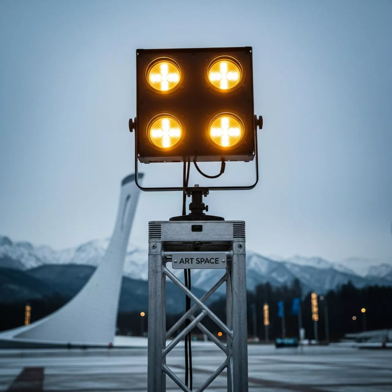 Аренда Блайндер COB 4x100 W на Медальной площади — ART SPACE