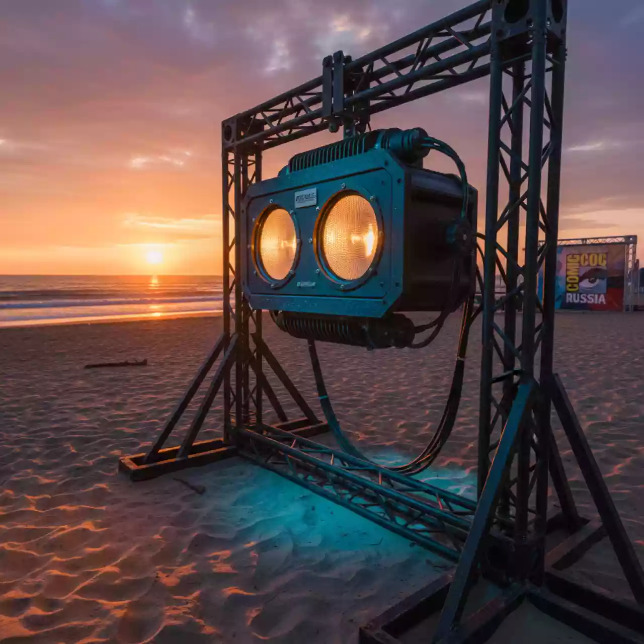 Аренда Блиндер двухламповый Molfeys DWE 2х650 на пляже «Ривьера» — ART SPACE