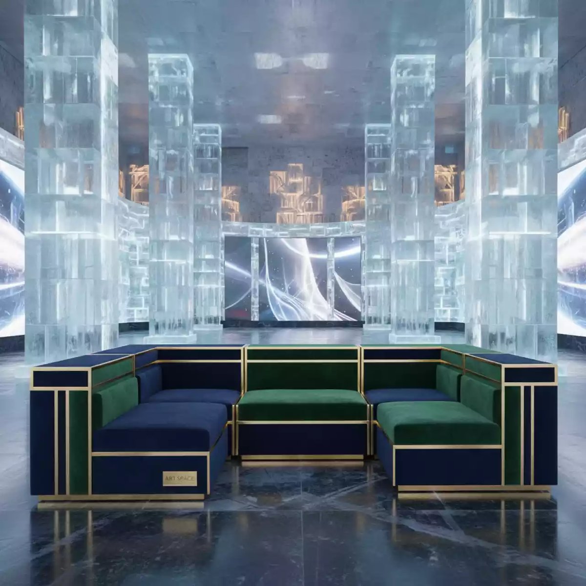 Аренда Блок угловой в ледовом дворце «Роза Хутор» — ART SPACE