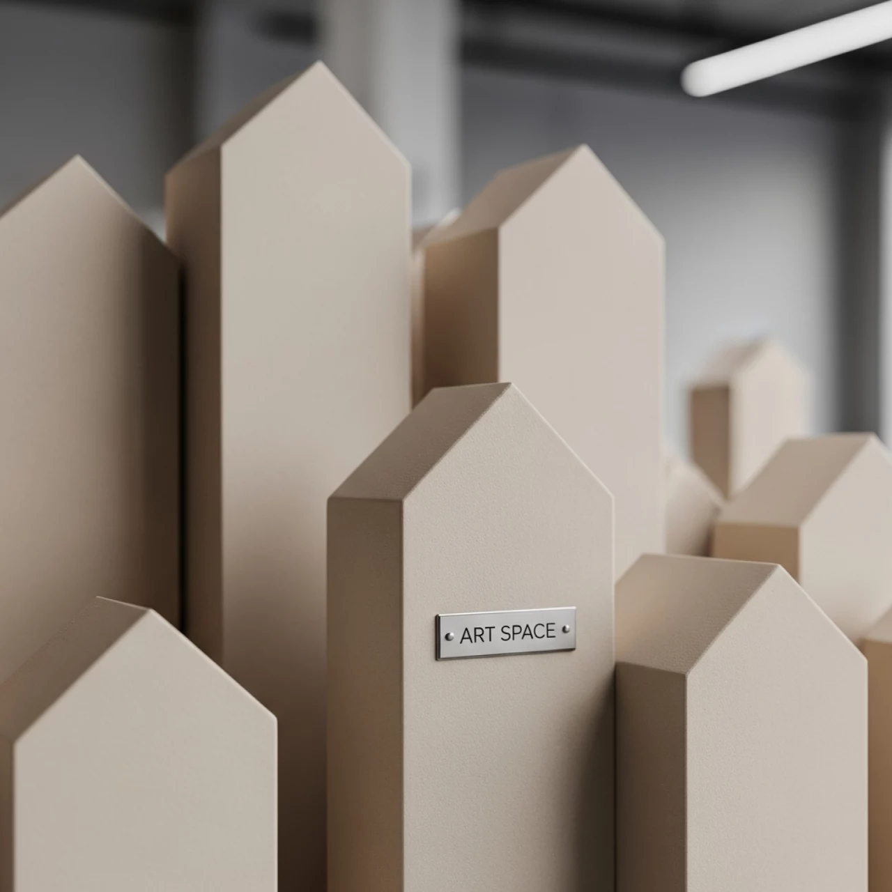 Аренда Блоки календарные три в одном мелованные Домики 95х200 мм бежевые в лофте «Студия 21» — ART SPACE