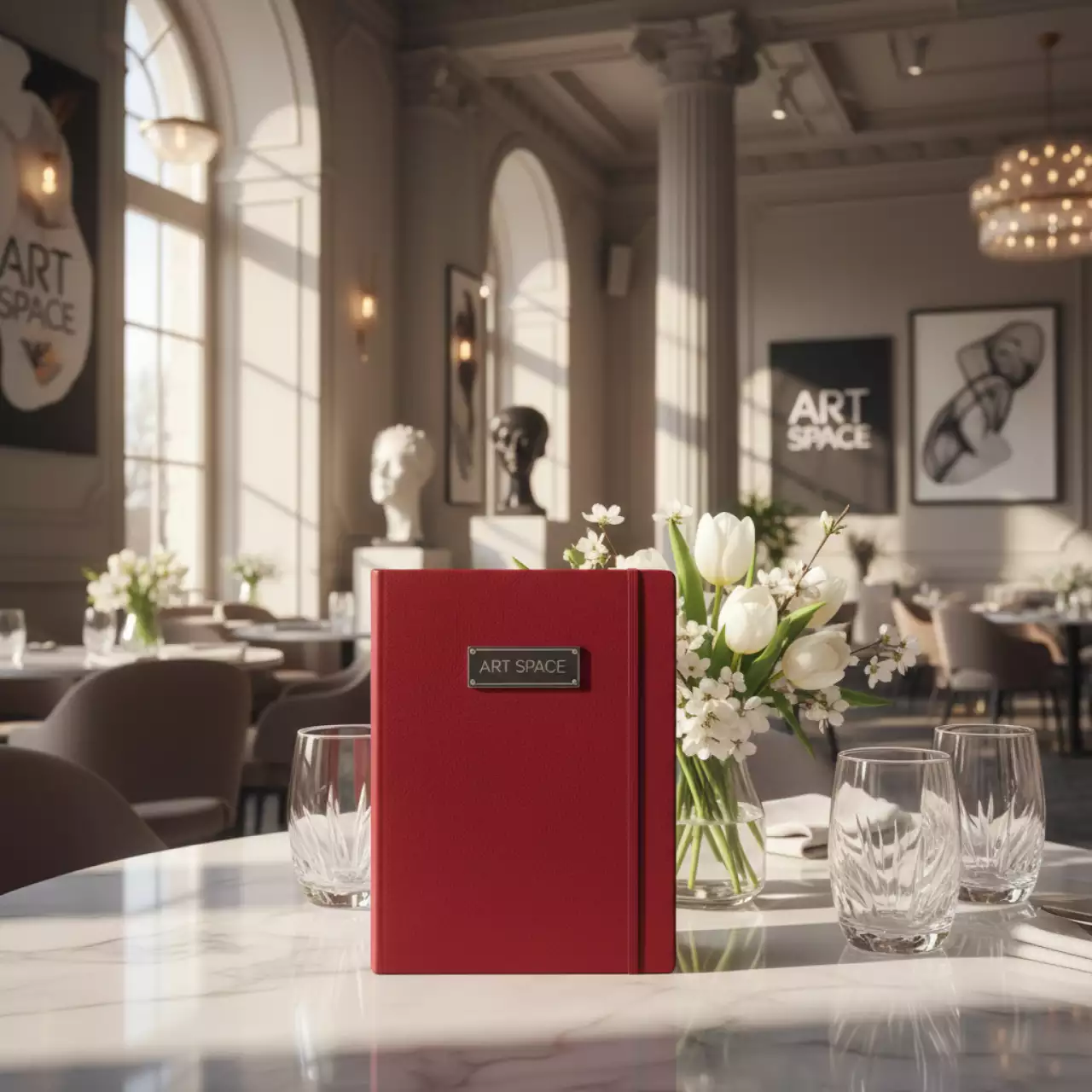 Аренда Блокнот Shall красный в ресторане «Сыроварня» — ART SPACE