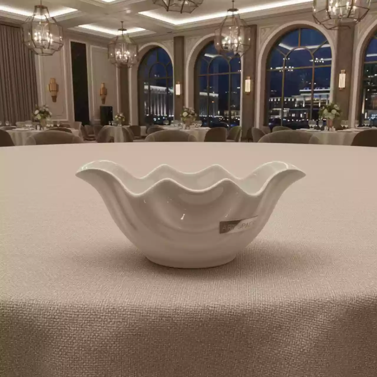 Аренда Блюдце цветок для соуса Chan Wave в Grand Karat Sochi — ART SPACE