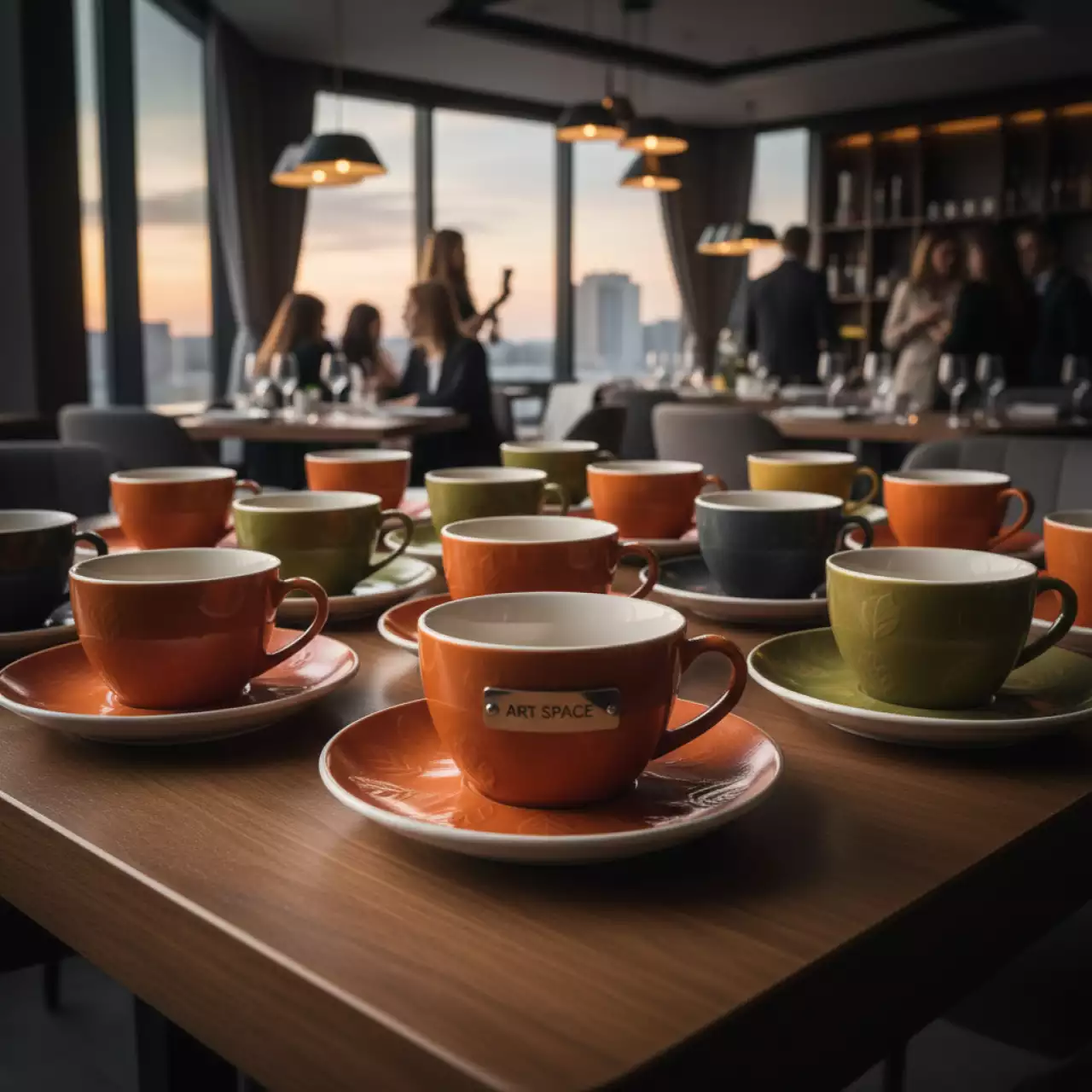 Аренда Блюдце для чашки Капучино Kunst Werk в ресторане «Магеллан» — ART SPACE