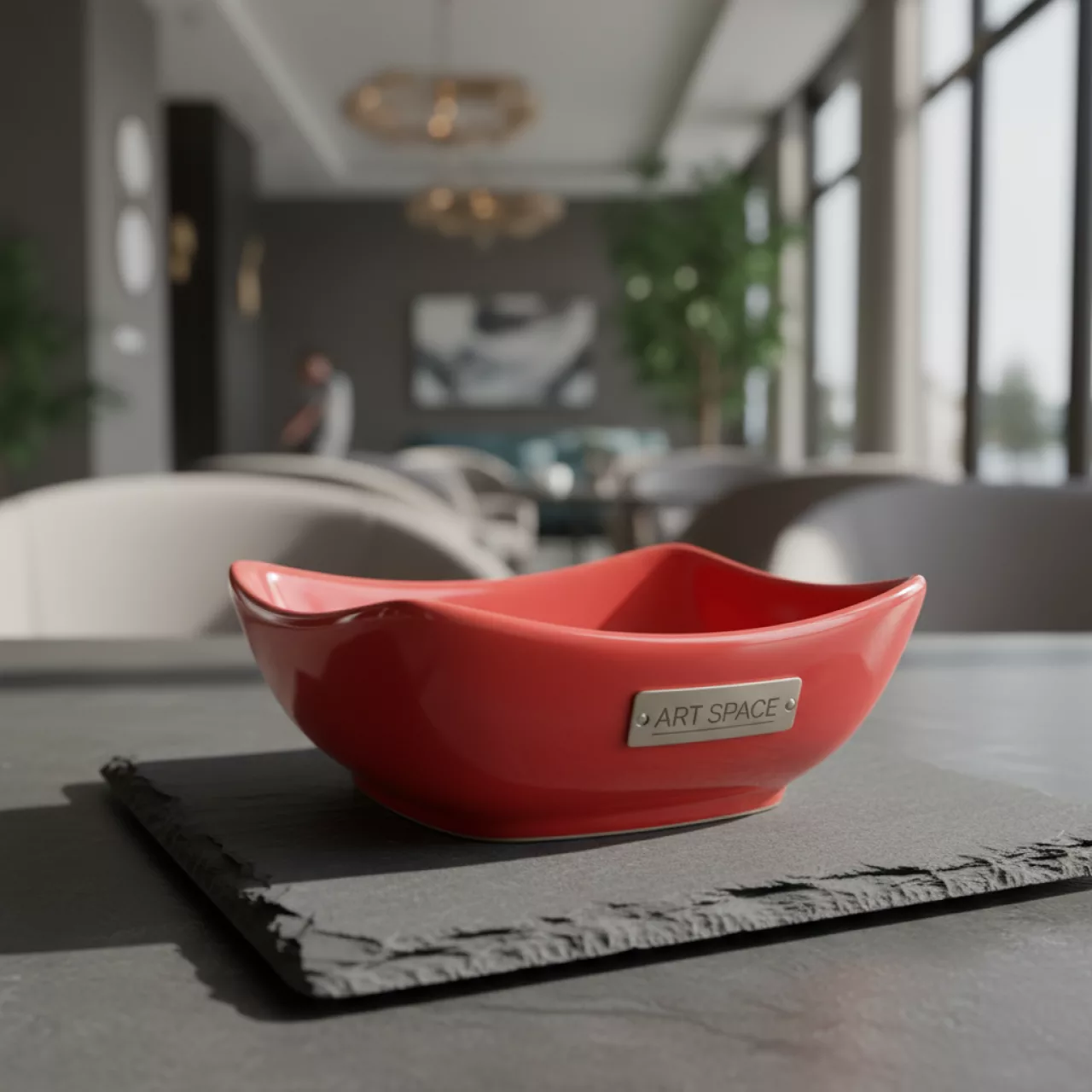 Аренда Блюдце для соуса красное 75х73х30 мм в Novotel Resort — ART SPACE