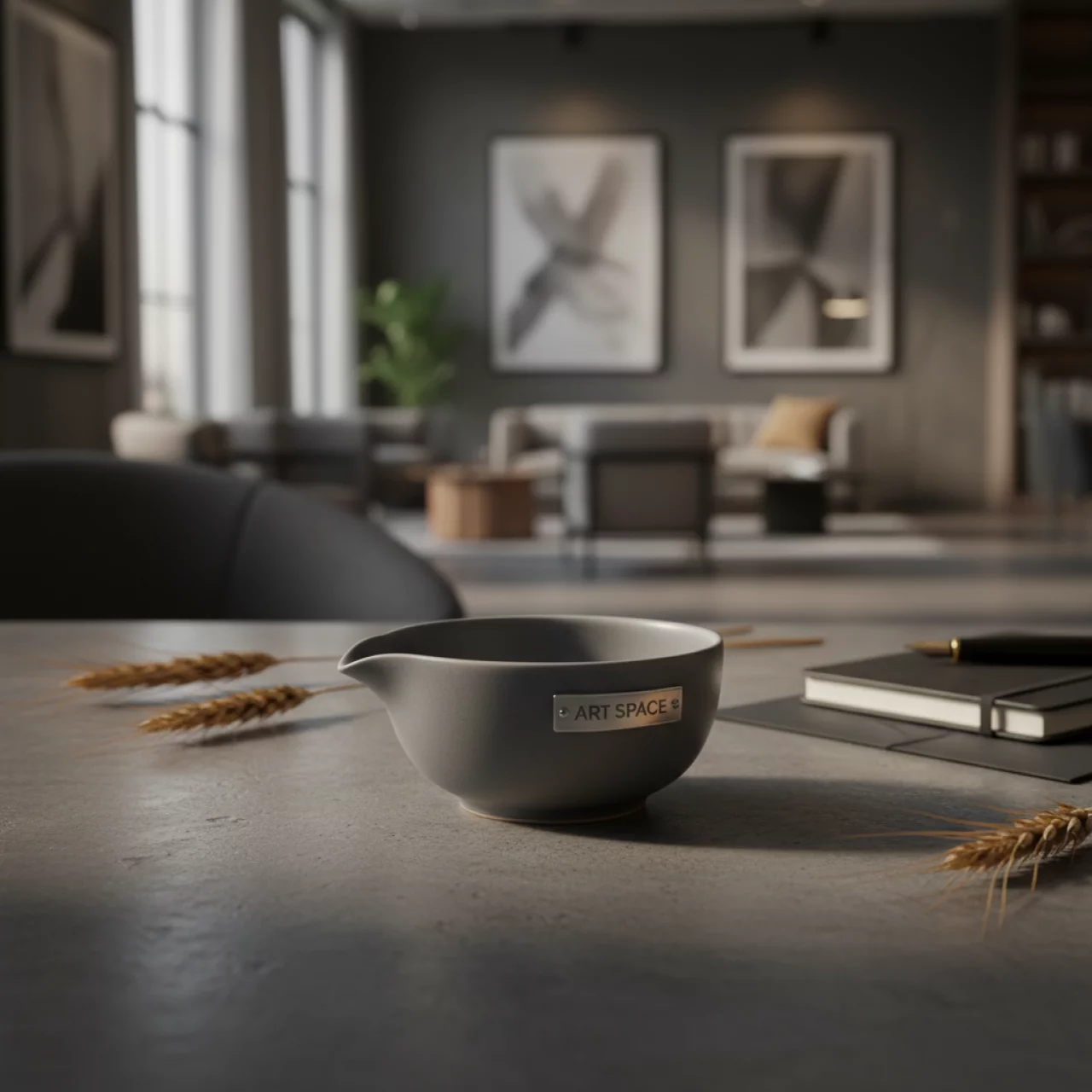 Аренда Блюдце для соуса серое 75x73 мм в Cosmos Sochi Hotel — ART SPACE