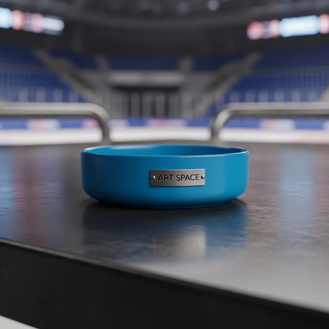 Аренда Блюдце для соуса синее 75х73х30 мм в ледовой арене «Шайба» — ART SPACE