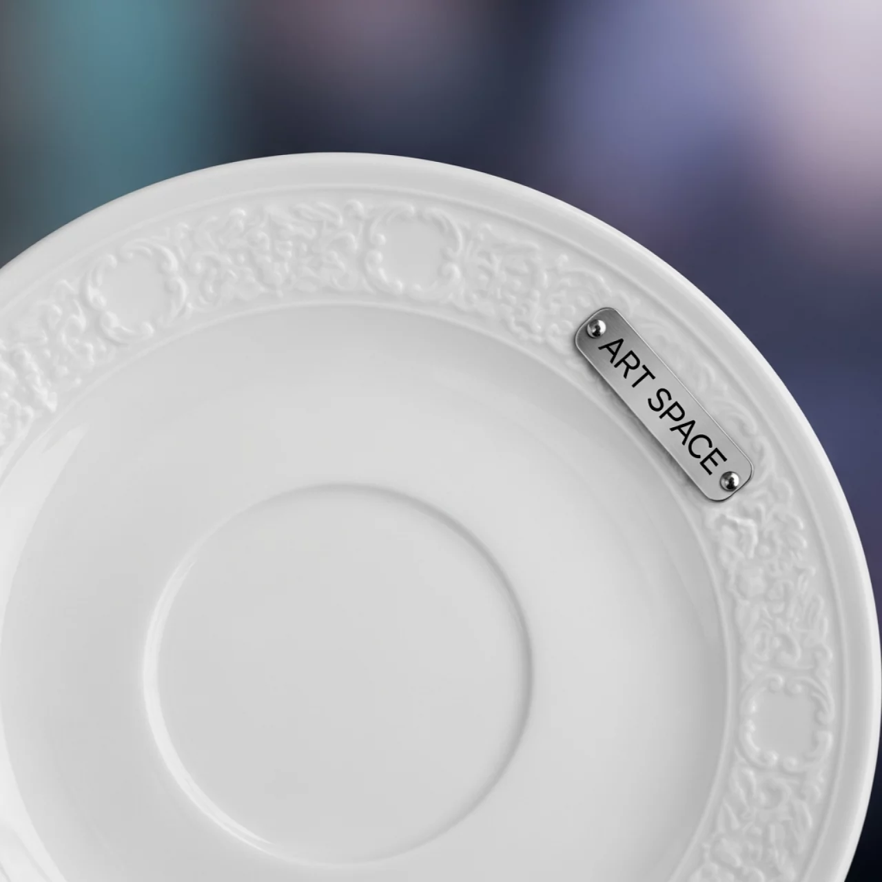 Аренда Блюдце для завтрака Rocaille Blanc на территории Морпорта Сочи — ART SPACE