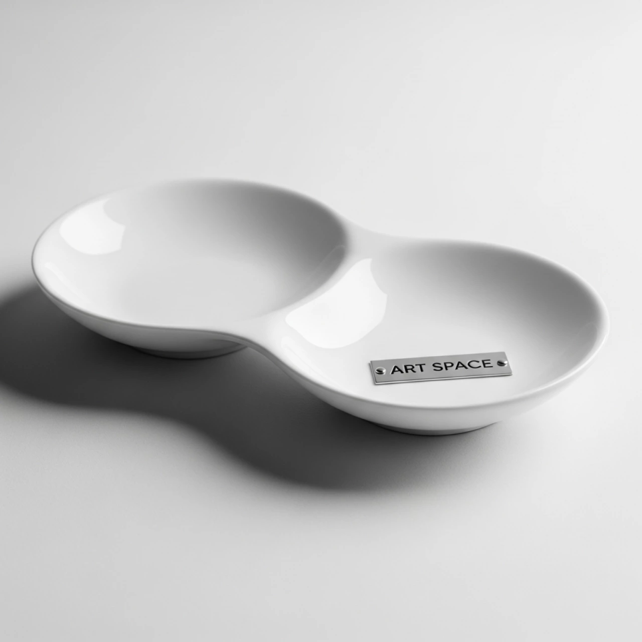 Аренда Блюдце двойное для соуса Chan Wave в Omega Sirius — ART SPACE