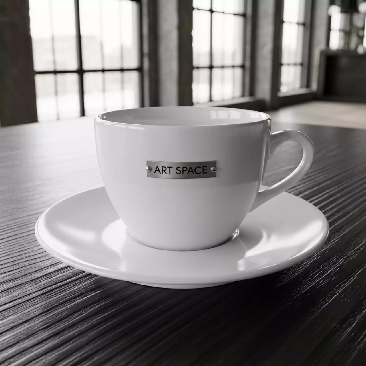 Аренда Блюдце фарфоровое Verona для чашки латте в Университете «Сириус» — ART SPACE
