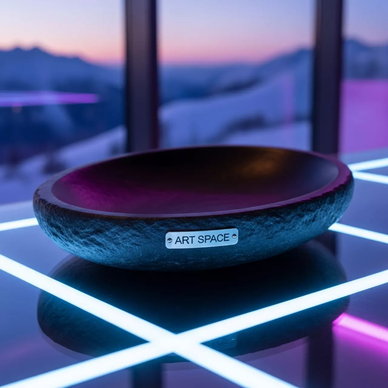 Аренда Блюдо базальт овальное черное 430х115 мм в Гранд Отель Поляна — ART SPACE