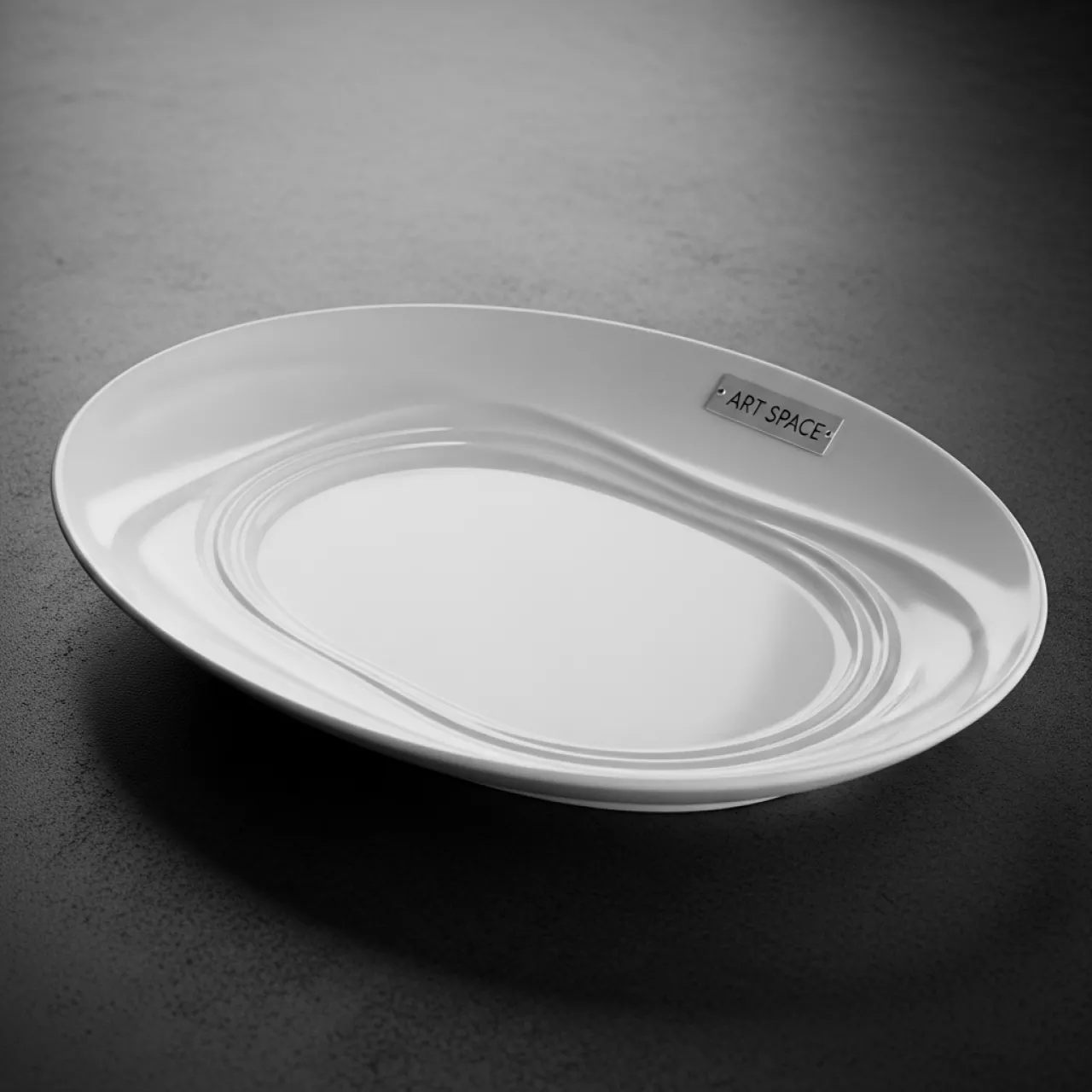 Аренда Блюдо Chan Wave овальное 450 мм в Mercure Сочи Центр — ART SPACE