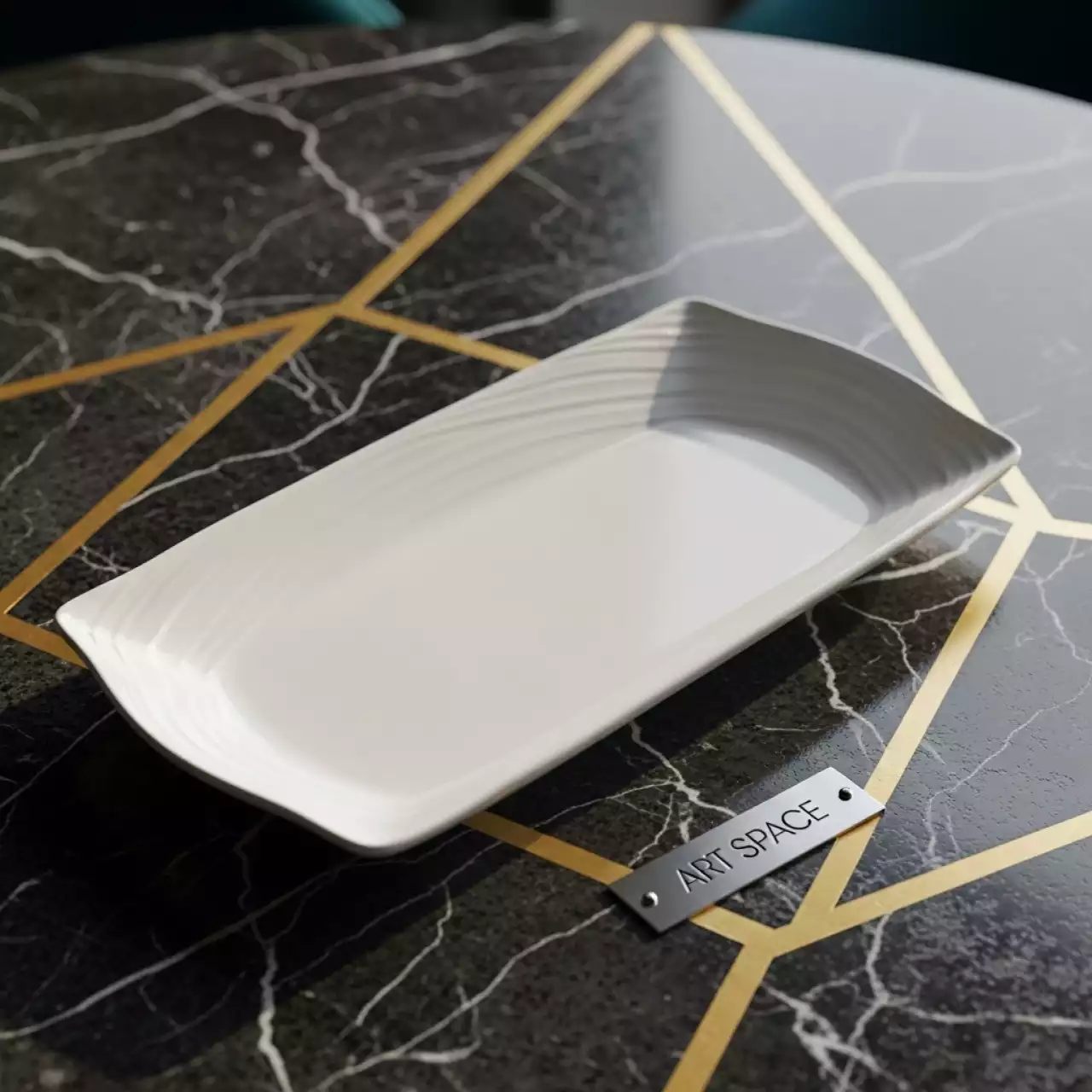 Аренда Блюдо Chan Wave Quadro прямоугольное 210 мм в Sport Inn Hotel & Wellness — ART SPACE