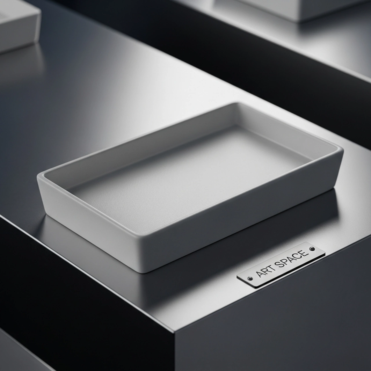 Аренда Блюдо Chan Wave Quadro прямоугольное плоское 275х130 мм на Медальной площади — ART SPACE