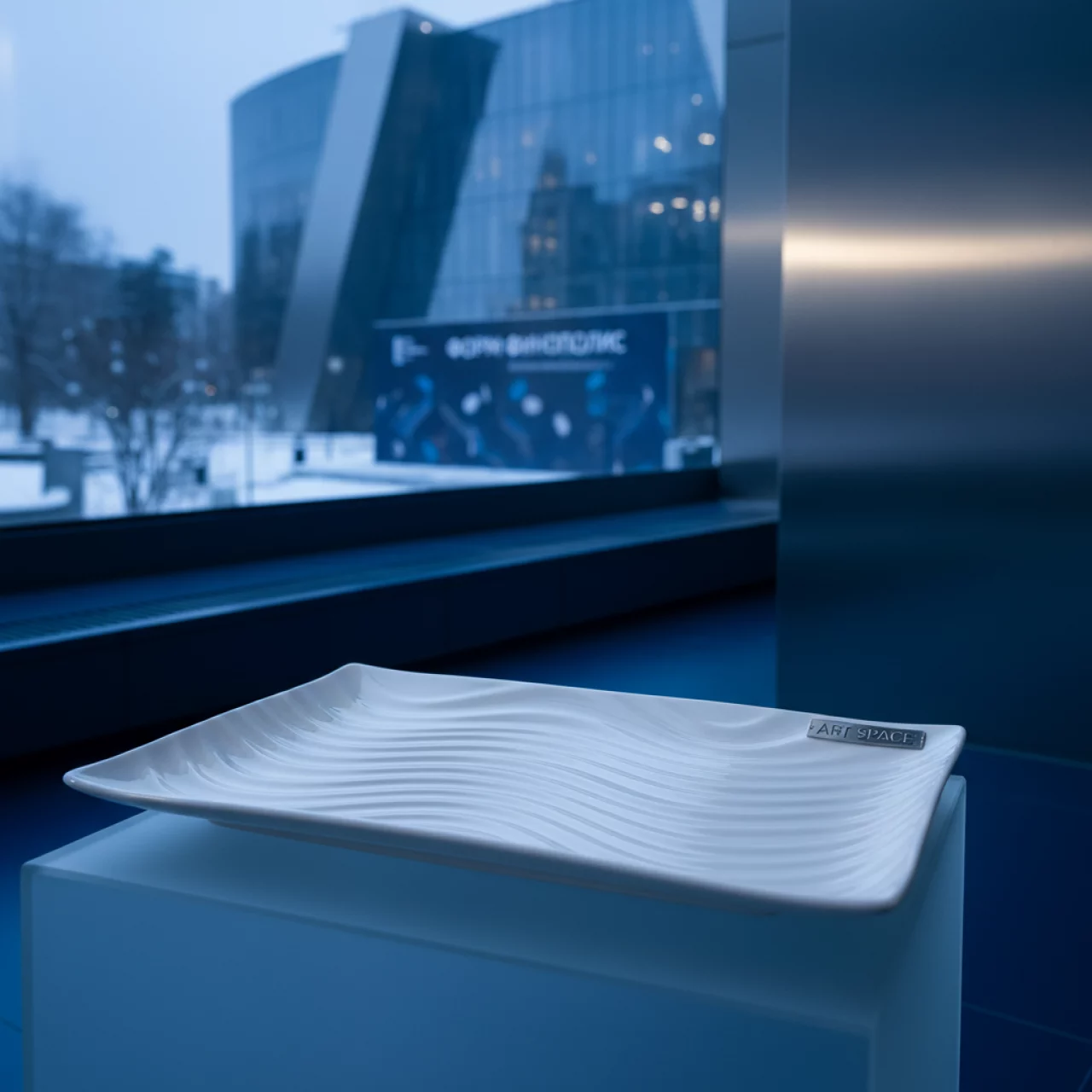 Аренда Блюдо Chan Wave с выемками 265х95 мм в парке «Ривьера» — ART SPACE