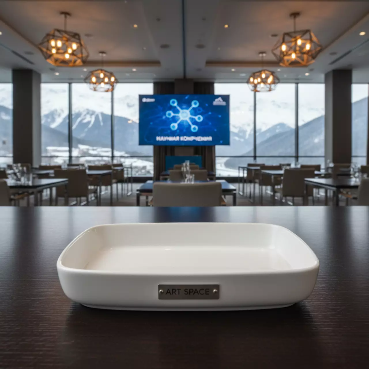 Аренда Блюдо для индивидуальной подачи Элит Монблан 165х135 мм в Radisson Hotel Rosa Khutor — ART SPACE