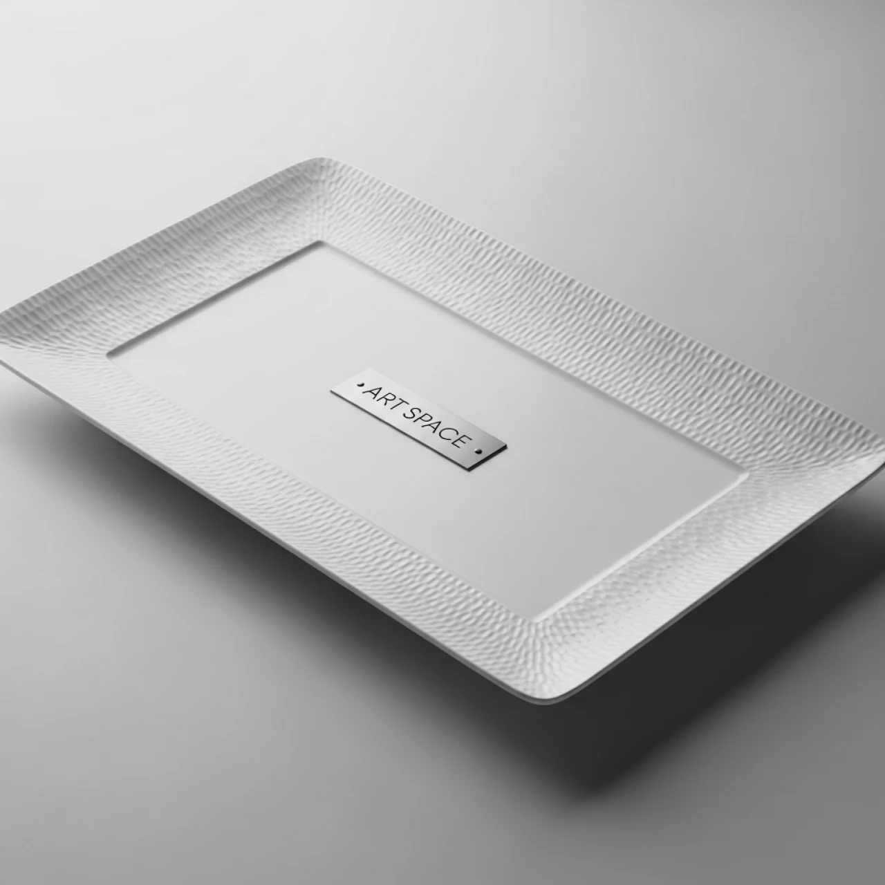 Аренда Блюдо для подачи рельефное Токио 220х150 мм на Сочи Автодроме — ART SPACE