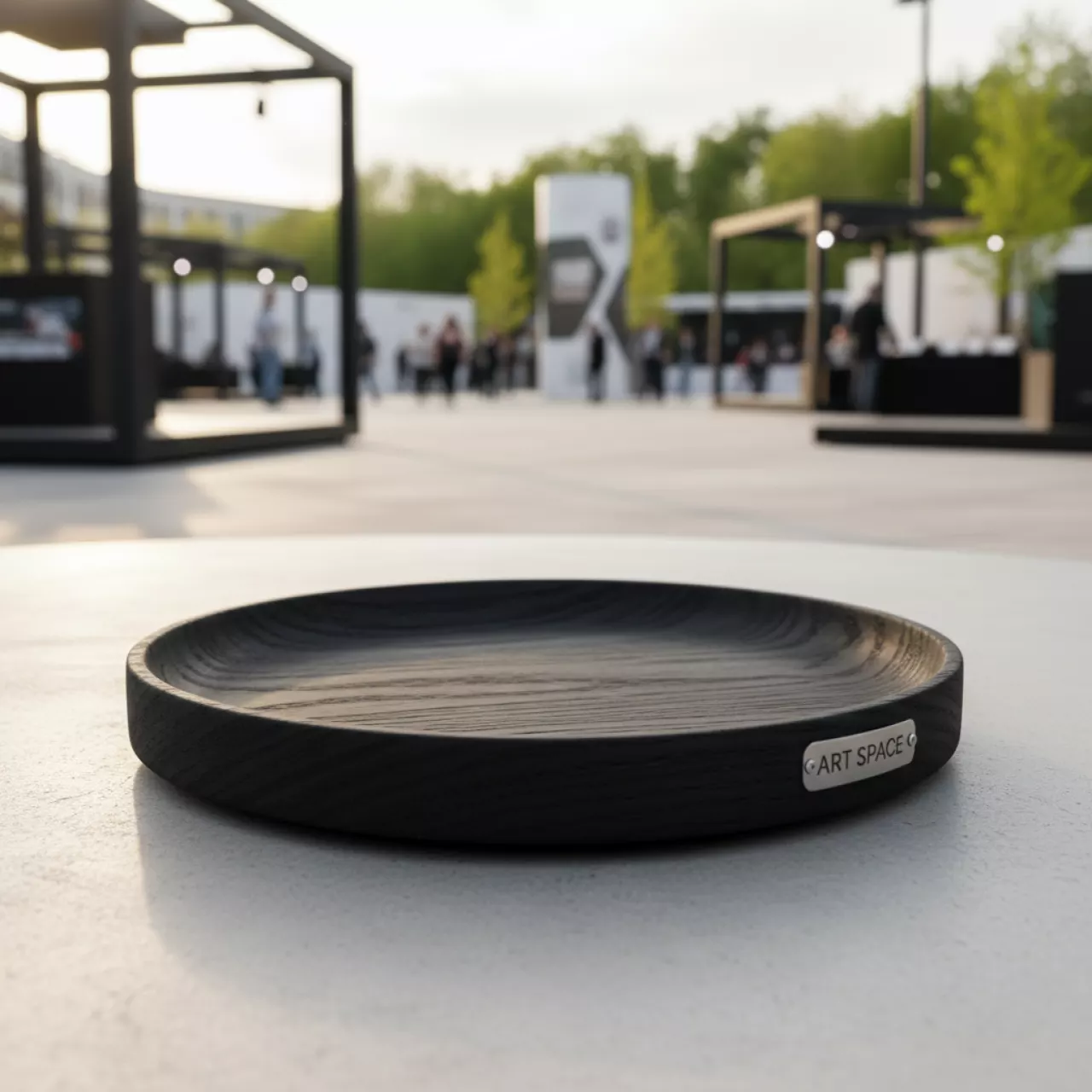 Аренда Блюдо для подачи "Жирона" с обжигом 300 мм на Медальной площади — ART SPACE