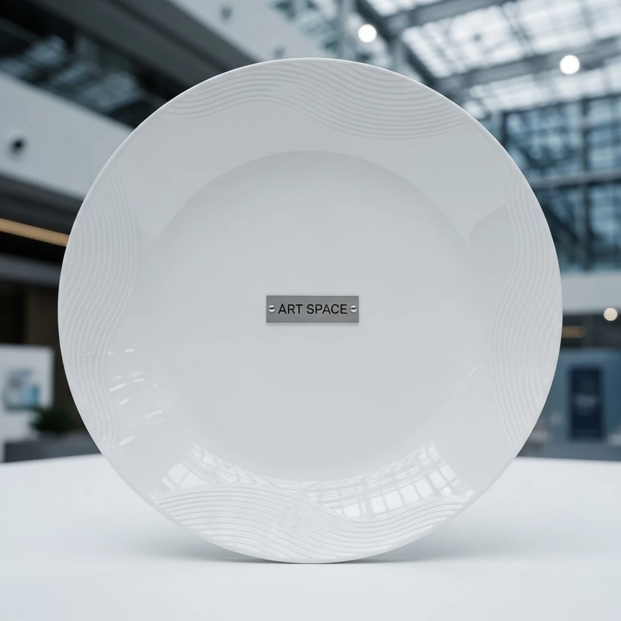 Аренда Блюдо круглое Chan Wave 300 мм в Керлинговом центре «Ледяной куб» — ART SPACE