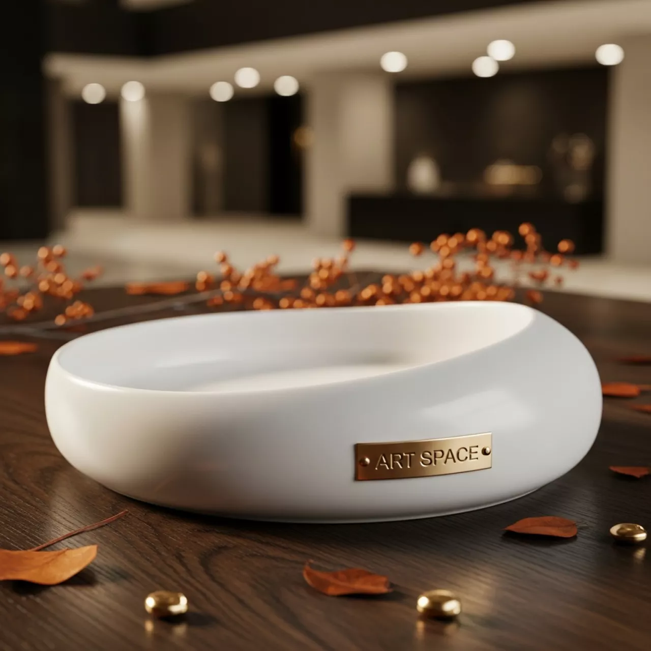 Аренда Блюдо круглое D 32 см в отеле «Богатырь» — ART SPACE