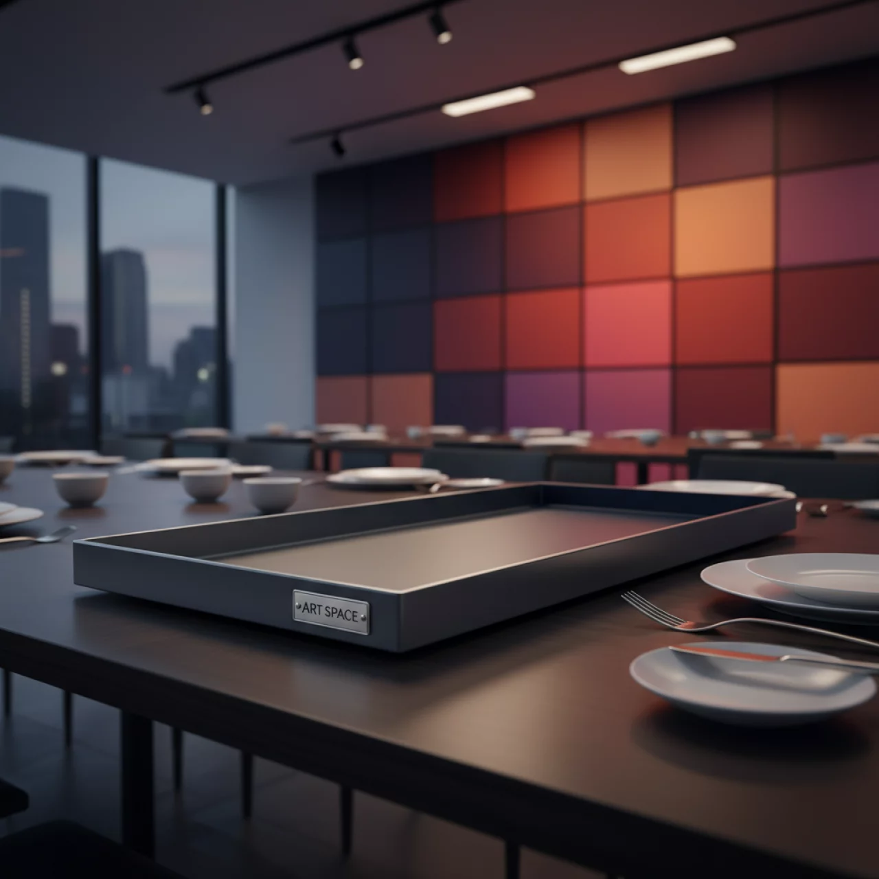 Аренда Блюдо меламиновое 650х265 мм в Red Arena — ART SPACE