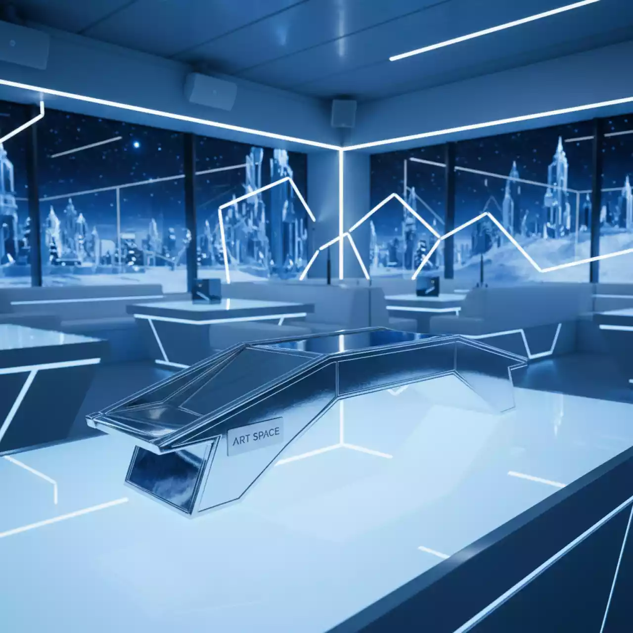 Аренда Блюдо Мостик 60х25х15 см в Alpha Sirius — ART SPACE