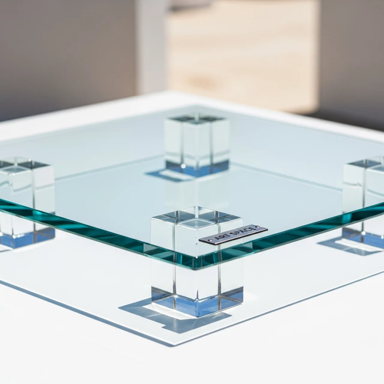 Аренда Блюдо на ножках стеклянное квадратное 350 мм в Swissôtel Resort Sochi Kamelia — ART SPACE