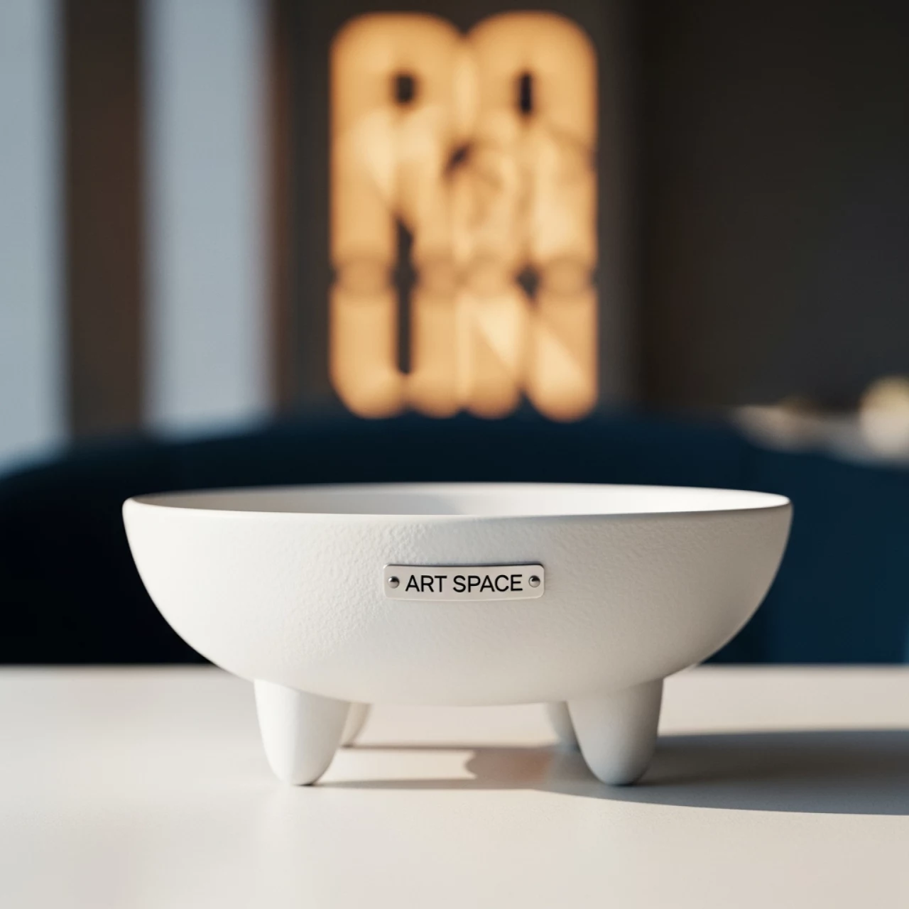 Аренда Блюдо на ножке фарфоровое 228 мм в ресторане «Магадан» — ART SPACE