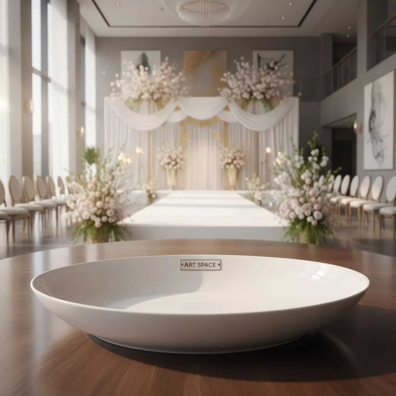 Аренда Блюдо овальное 36 см в Radisson Collection Paradise — ART SPACE